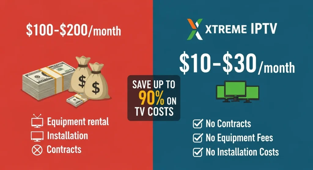 Xtreme IPTV Affordable Pricing That Beats Cable TV