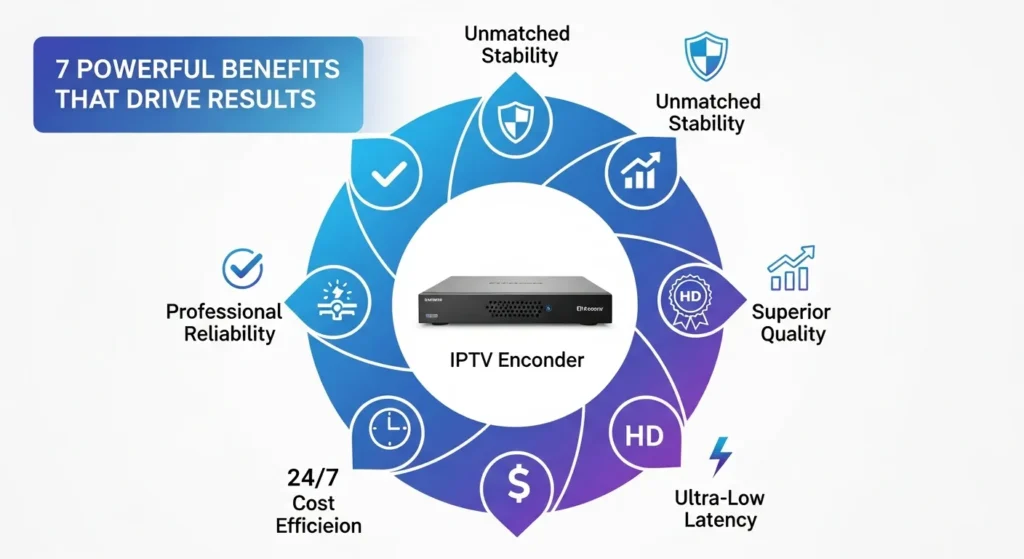 7 Powerful Benefits of IPTV encoder Over 2500
