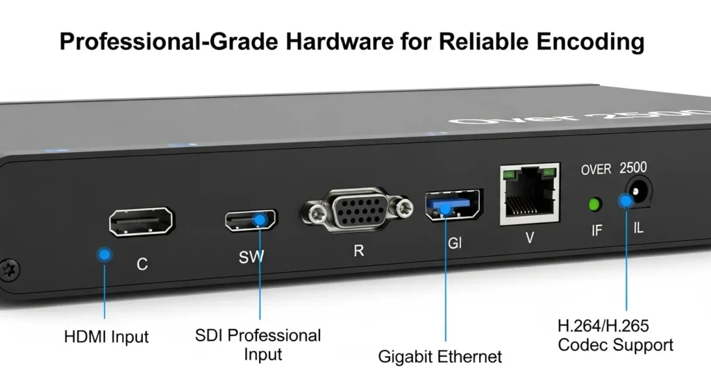 Core Components of IPTV encoder Over 2500