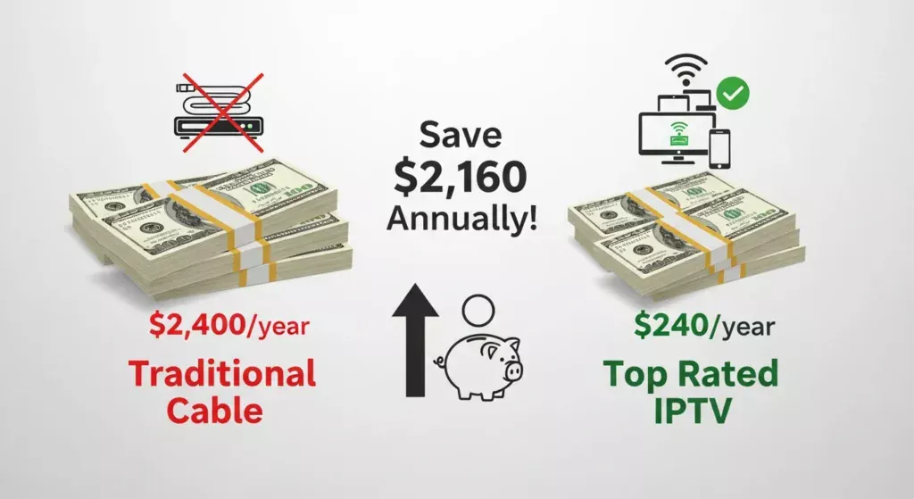 Dramatic Cost Savings Top Rated IPTV