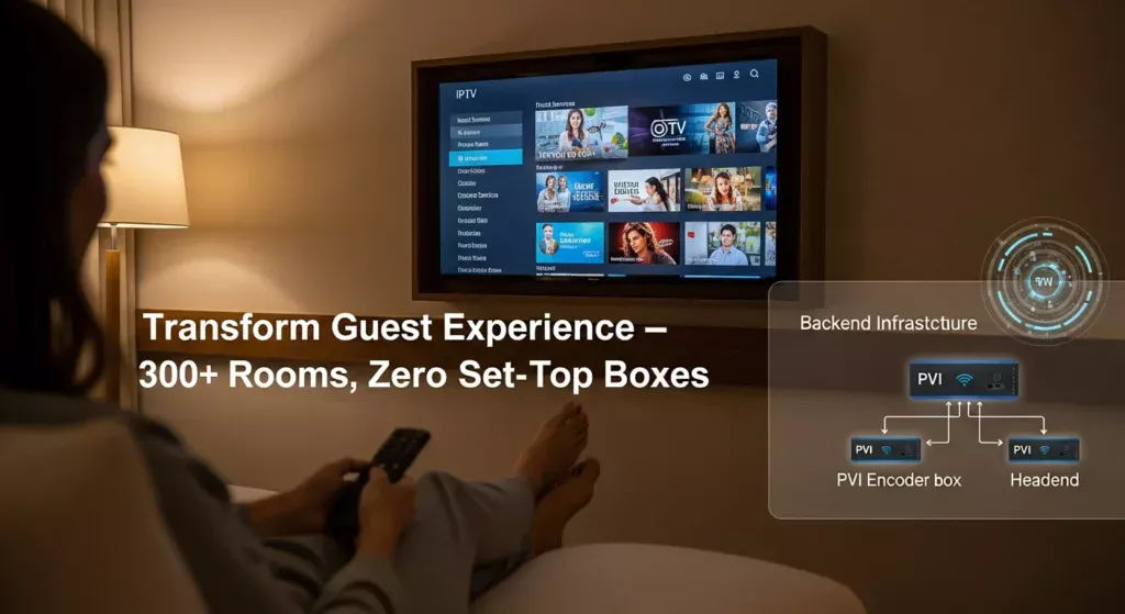 Hospitality & Hotels PVI IPTV Encoder Box