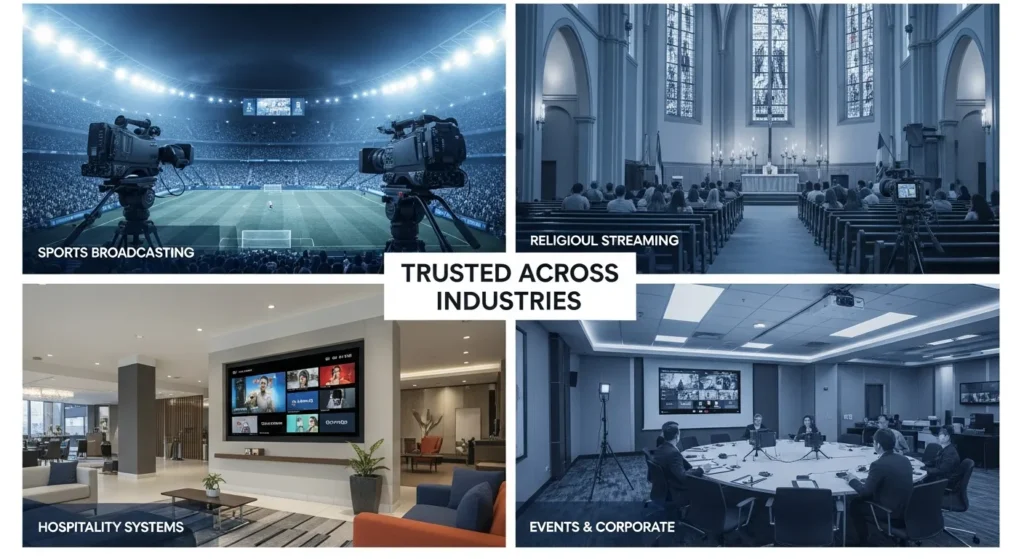 IPTV encoder Over 2500 Deployment Use Cases