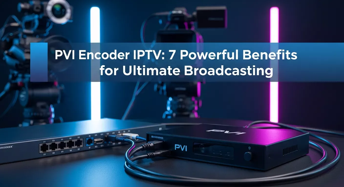 PVI Encoder IPTV 7 Powerful Benefits That Make It an Ultimate Broadcasting Solution