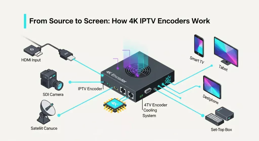 What Is a 4K IPTV Encoder Box