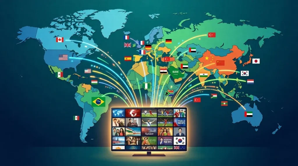 Access to Global Content IPTV Service