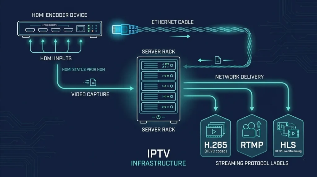 Core Components of an IPTV Stream Setup