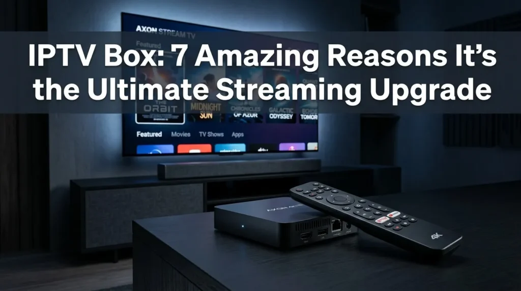 IPTV Box Guide Benefits, Features, Setup Tips, and Smart Buying Advice