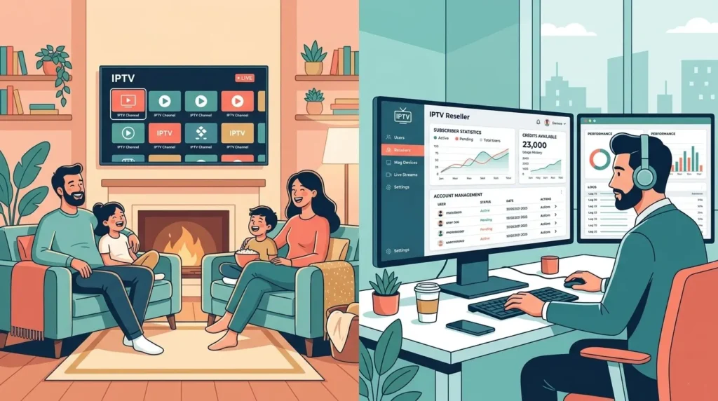 IPTV Suppliers for Buyers vs IPTV Suppliers for Resellers